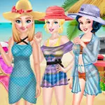 لعبة بنات على الشاطئ